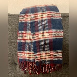 Reversible Plaid Scarf